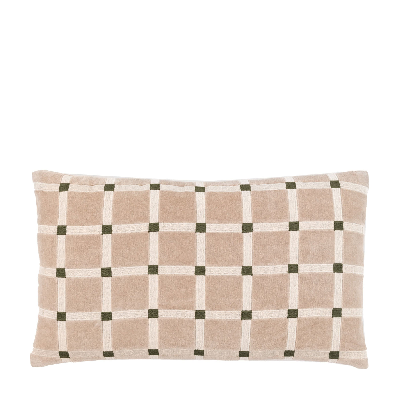 Sana Velvet Cushion Taupe