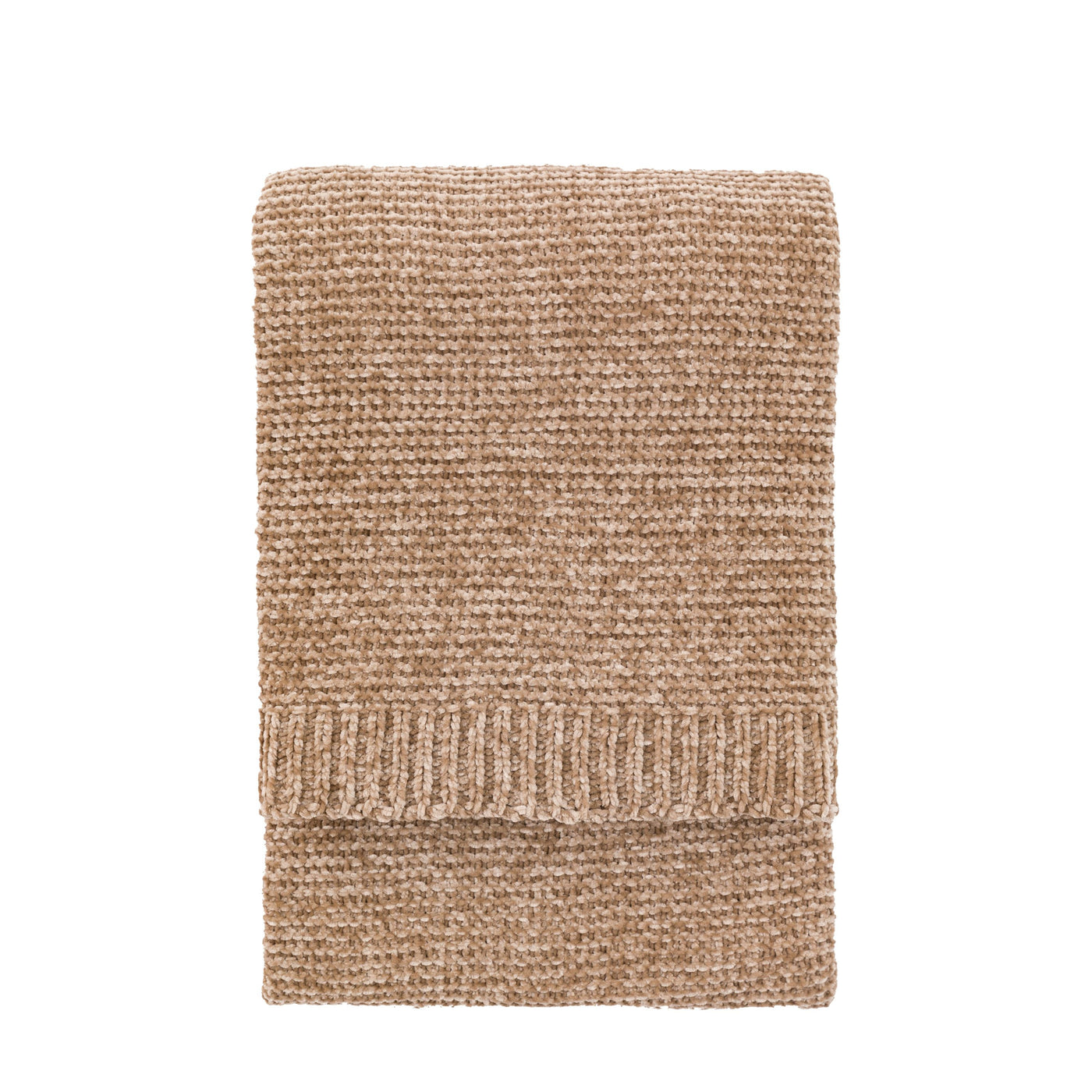 Deco Luxe Taupe Chenille Throw
