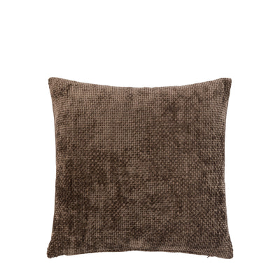 x2 Basketweave Chocolate Cushions