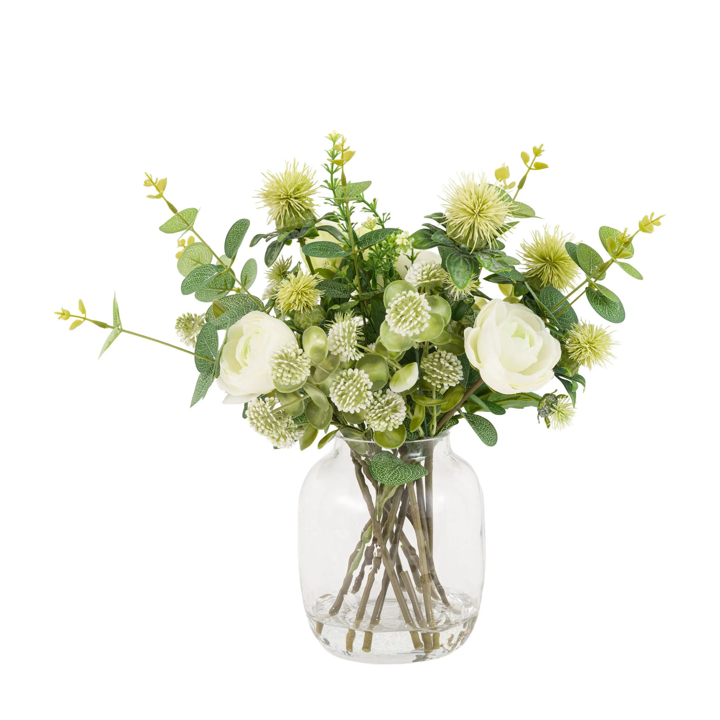 Rose Eucalyptus Vase Arrangement