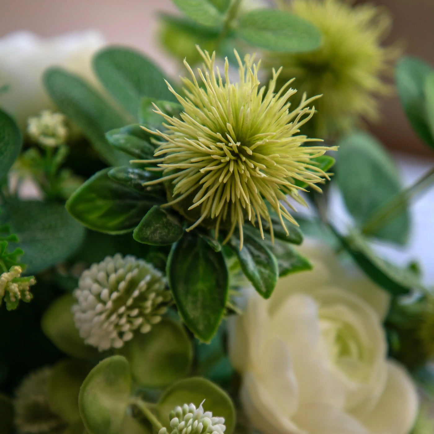 Rose Eucalyptus Vase Arrangement