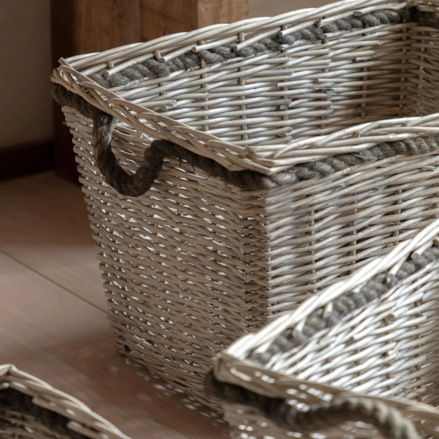 x3 Aspen Woven Log Basket Natural