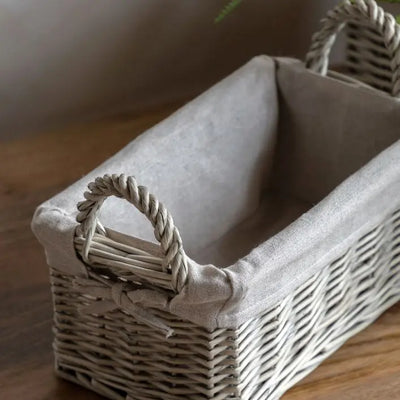 x2 Rama Lined Baskets Natural