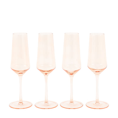 x4 Flute Glass Amber