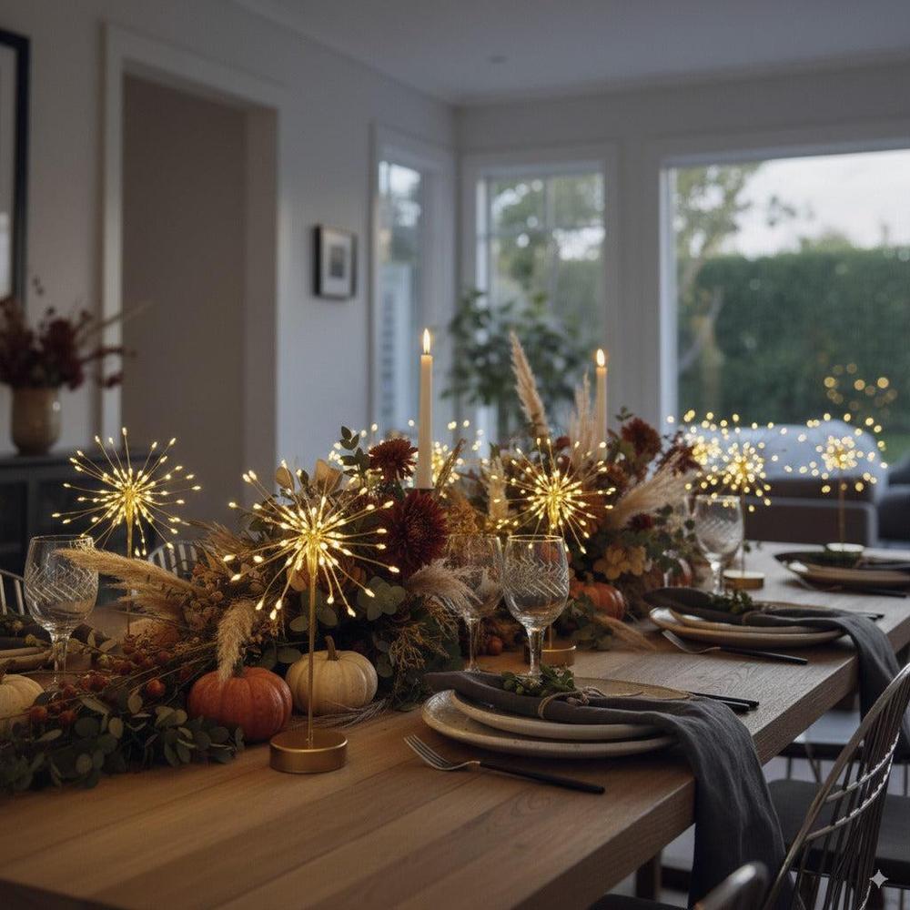 x24 Mini Table Starburst Gold
