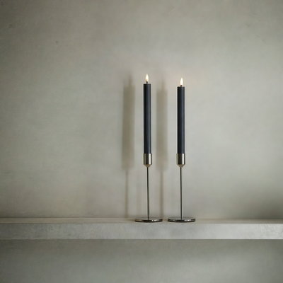 Candles & Candlestick Charcoal Pack
