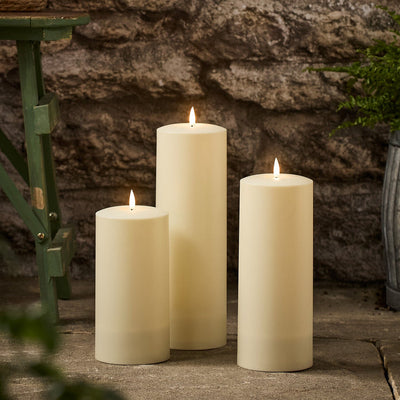 x3 Solar Pillar Candles