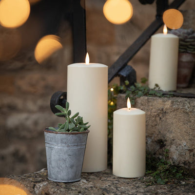 x3 Solar Pillar Candles