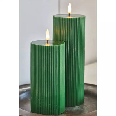 x6 Ribbed Pillar Candle Pack