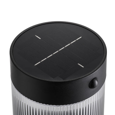 x4 Coupar Solar Garden Light Black