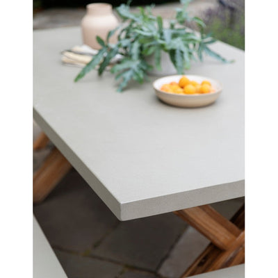 Burford Table and Bench Set Natural
