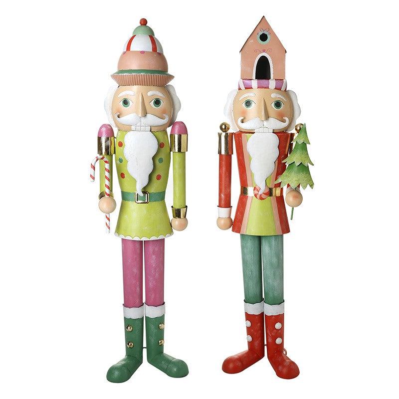 Pastel Tall Nutcracker Pair