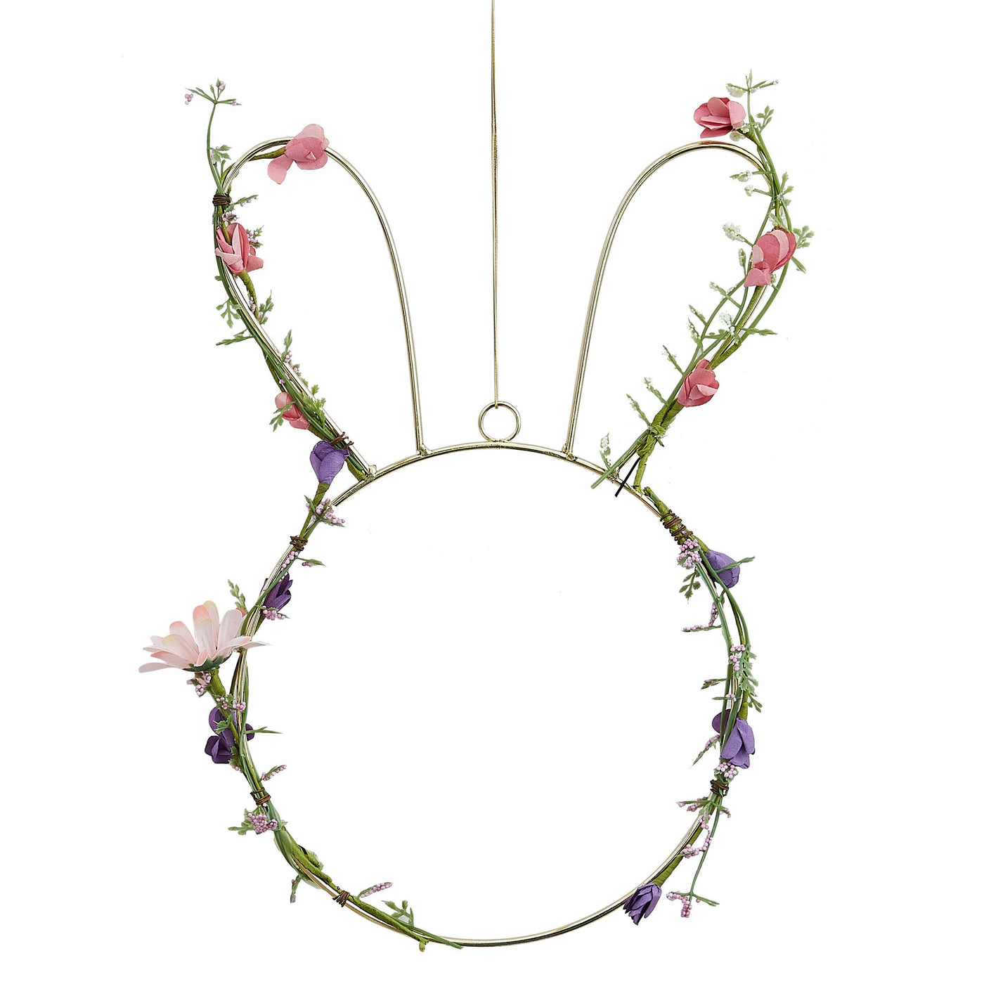 Easter Bunny Wreath with Foliage