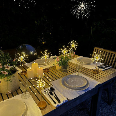 x6 Mini Table Starburst x12 Starburst Tealights