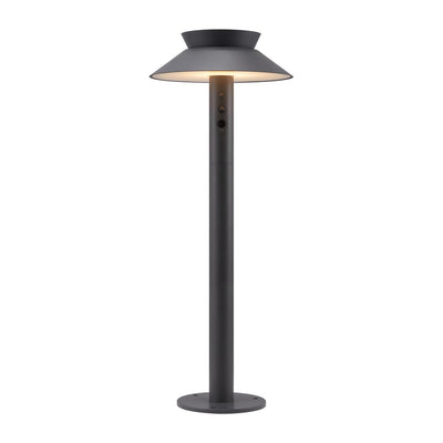 x2 Justina Solar Garden Light Anthracite