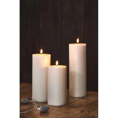 3x Mixed Grand Pillar Candles