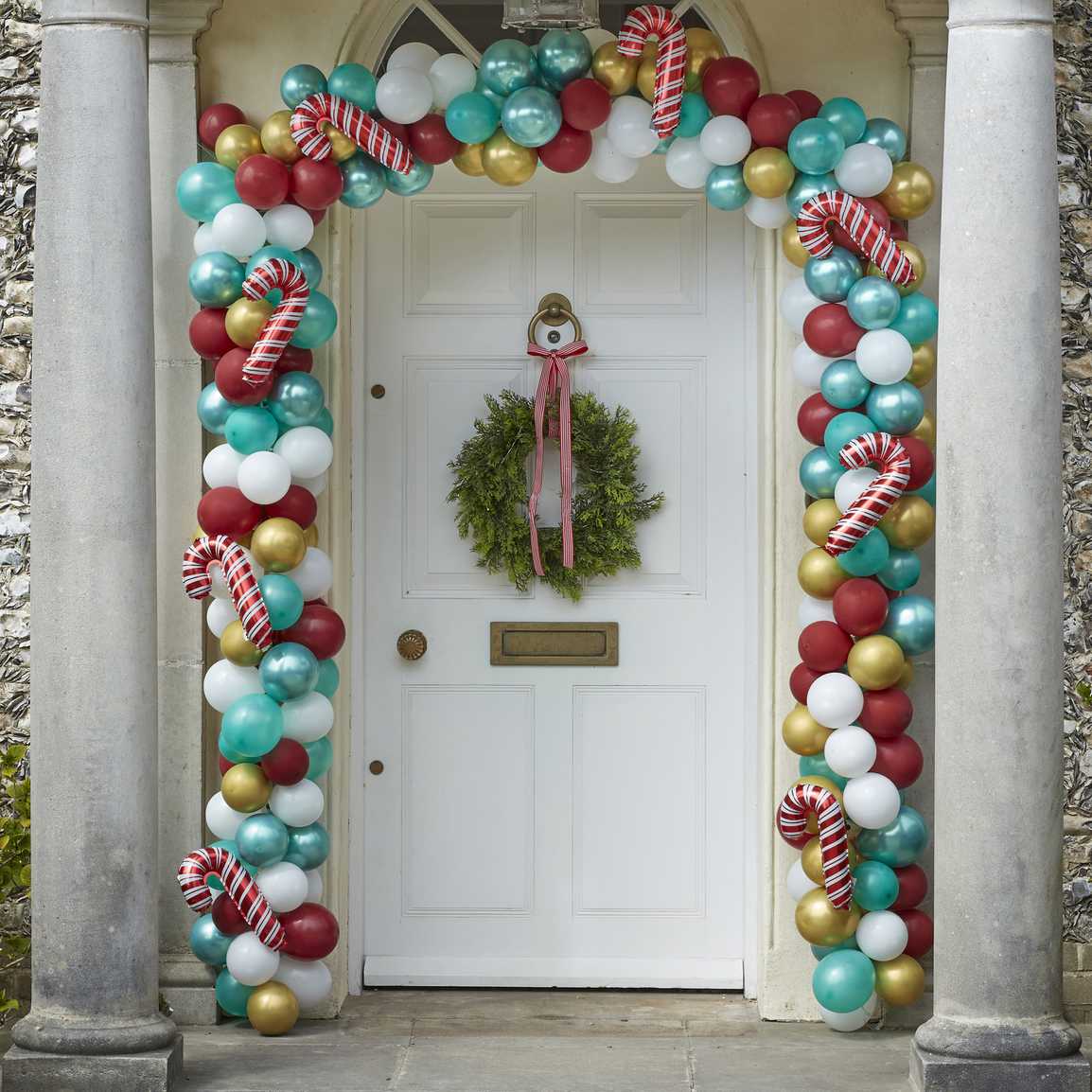 Candy Cane Balloon Arch Pack