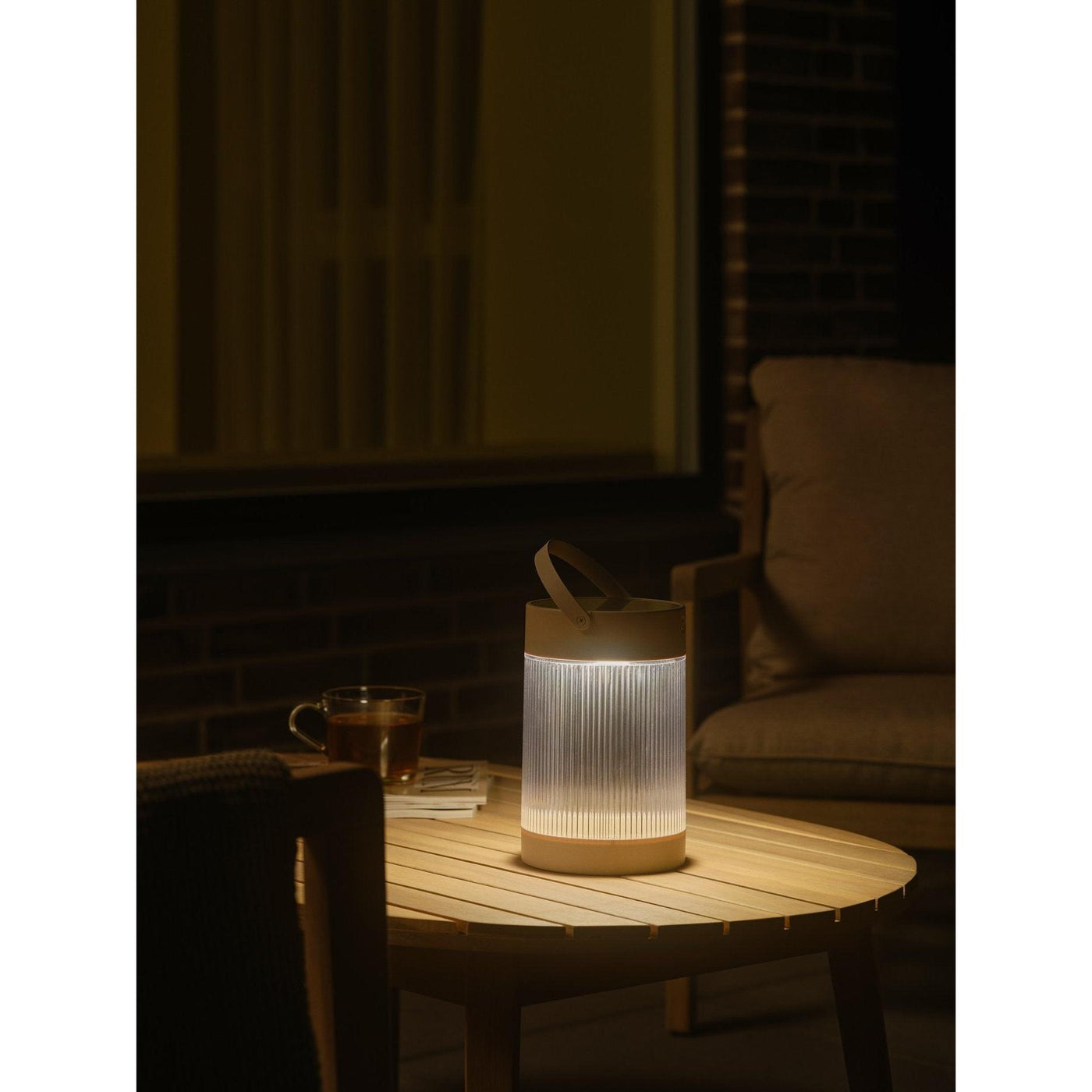 Coupar Solar Table Lamp Sand