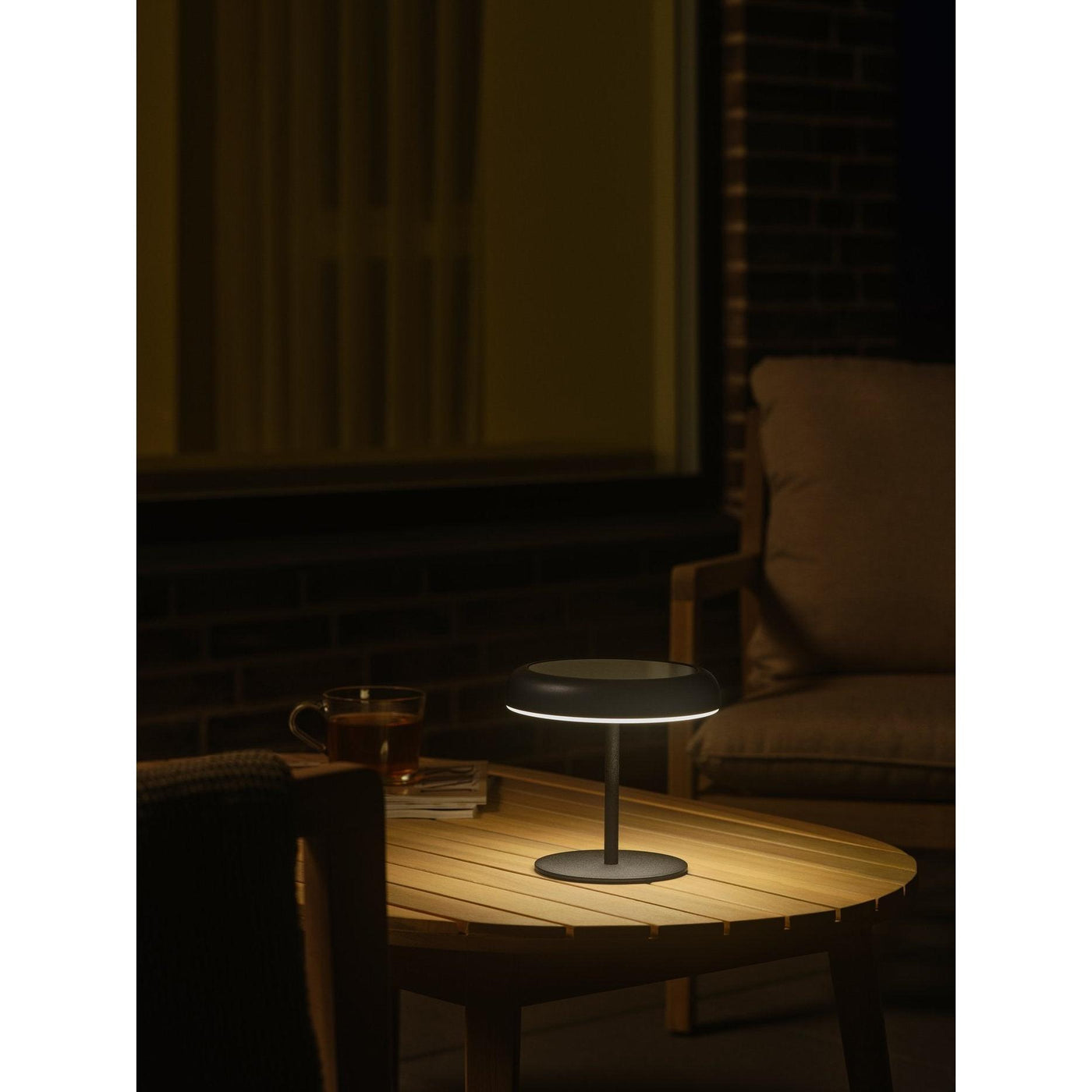 Elmer Solar Battery Light Black