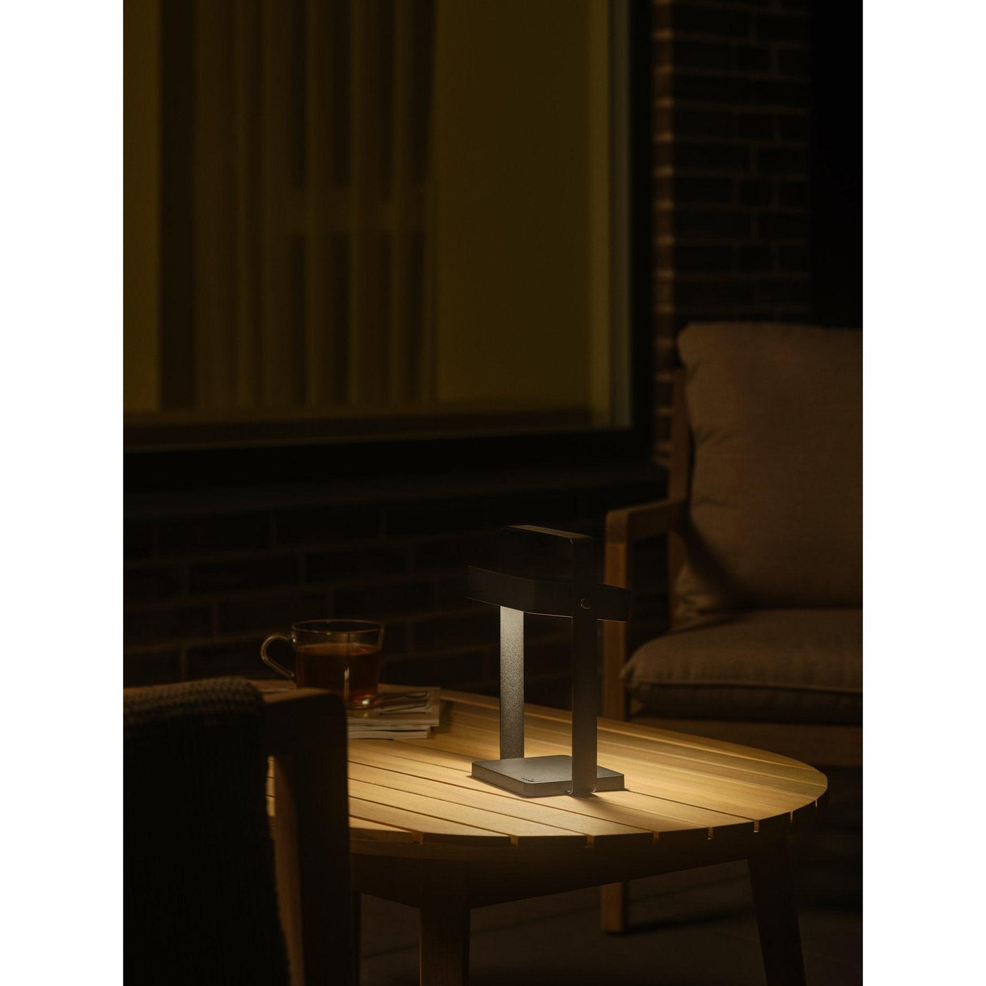 Saulio Solar Battery Light Black