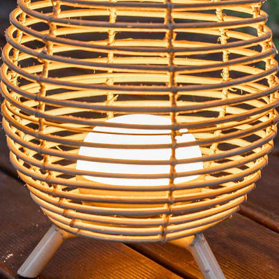 Wellfleet Wicker Lamp