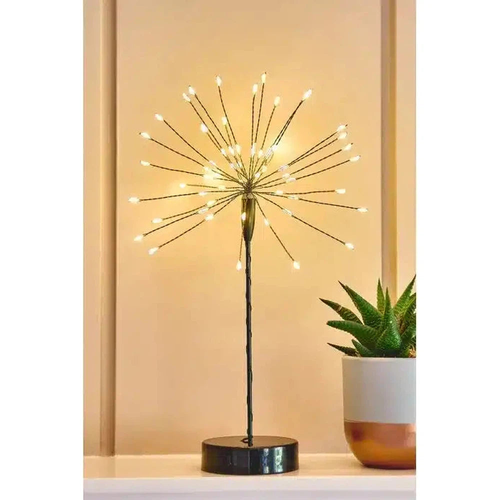 Starburst Table Lamps & Pinecones Pack