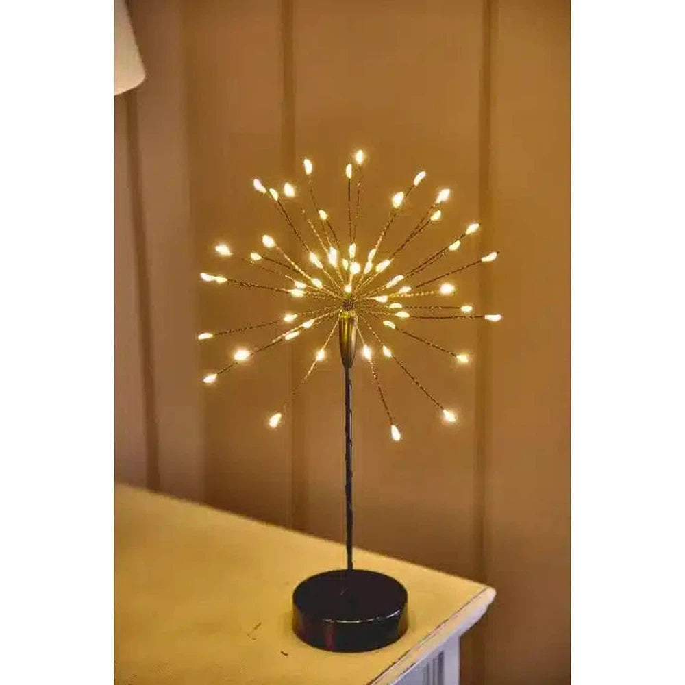 Starburst Table Lamps & Pinecones Pack