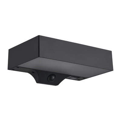 Monay Square Solar Wall Light Black