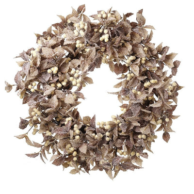 Iced Mistletoe Wreath