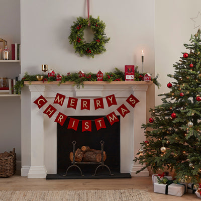 x2 Red Berry Christmas Garland