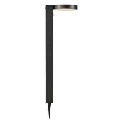 Rica Round Solar Garden Light Black