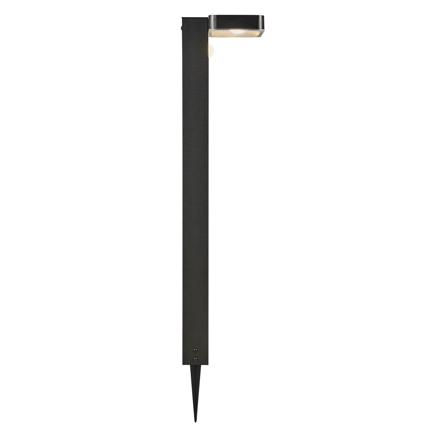 Rica Square Solar Garden Light Black
