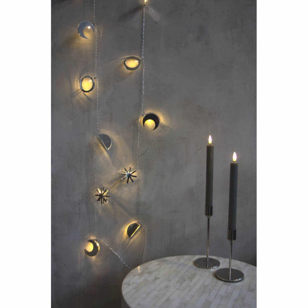 x3 Night Sky Garland Lights Silver