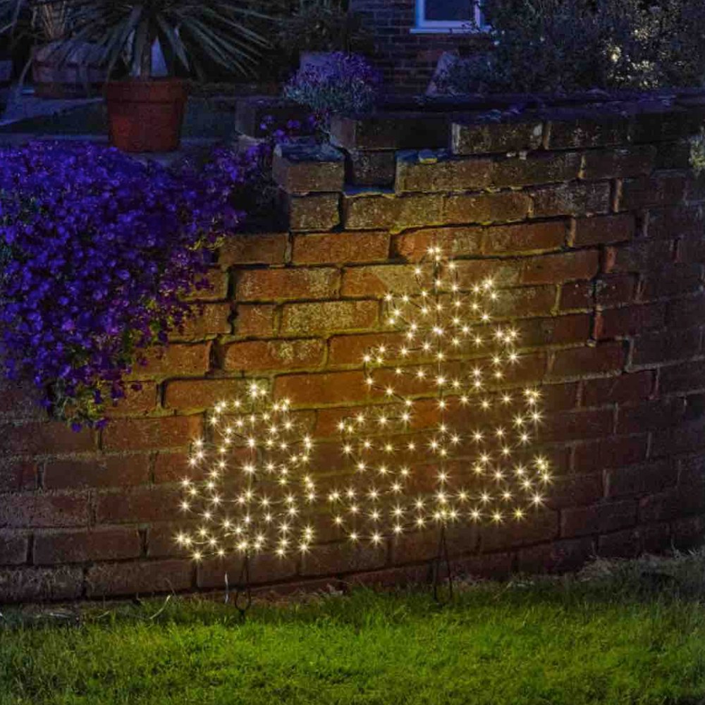 X2 Solar Monstera Leaf Lights