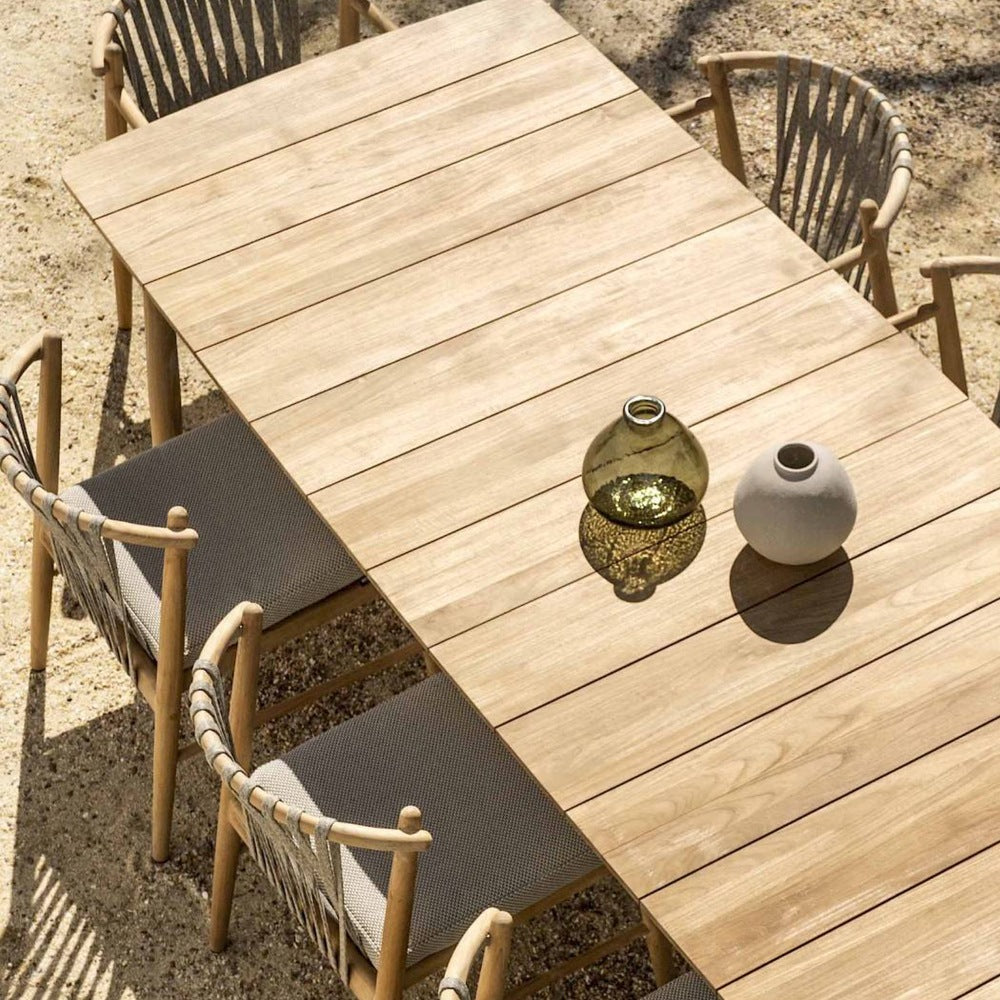Torre Teak 8 Seater Dining Table