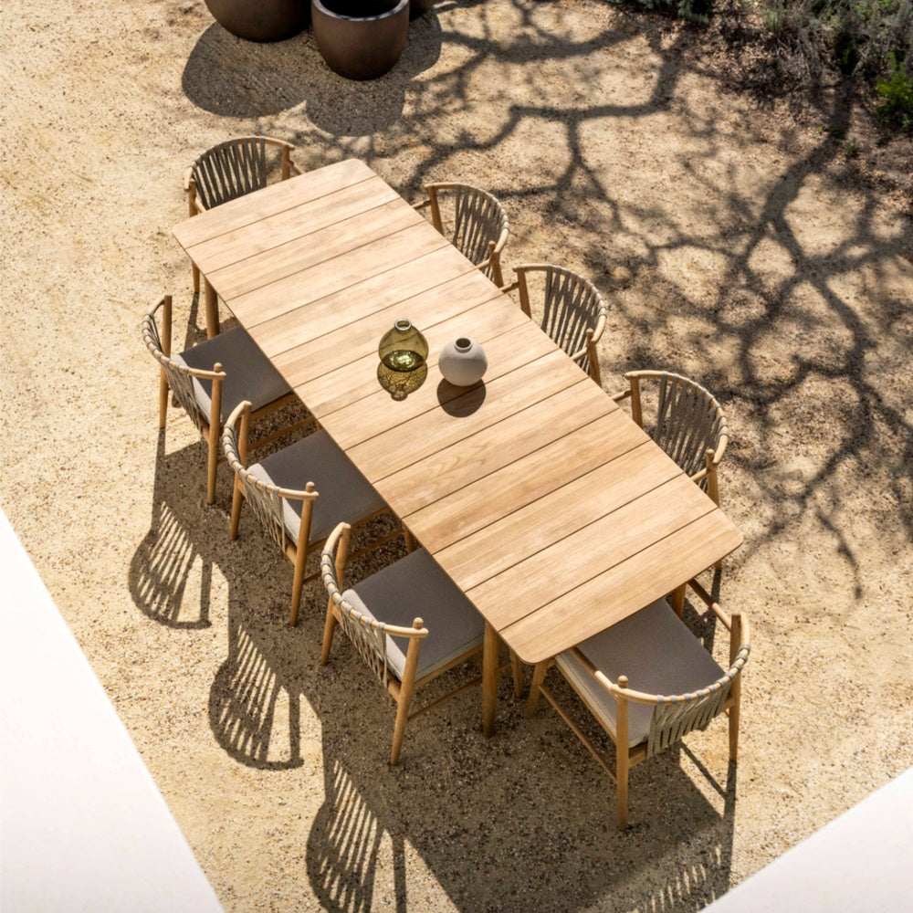 Torre Teak Dining Chair (with Arms)
