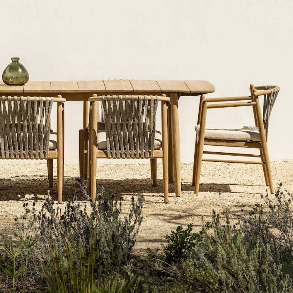 Torre Teak Dining Chair (with Arms)