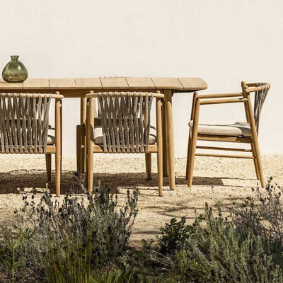 Torre Teak Dining Chair (with Arms)