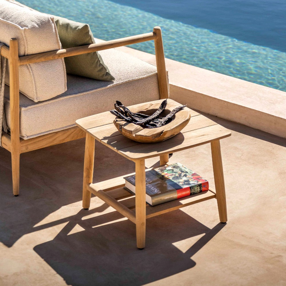 Torre Teak Side Table