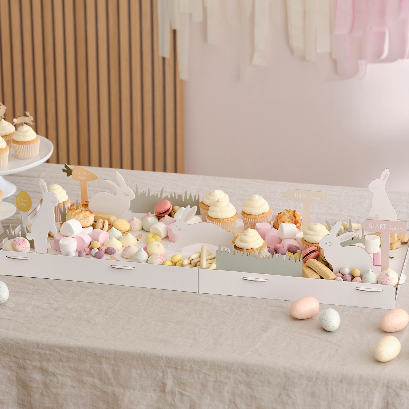 Easter Egg Hunt Scene Grazing Board