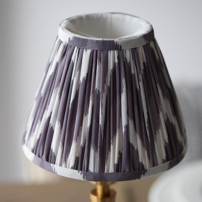 Upton Rechargeable Table Lamp with Zigzag Shade