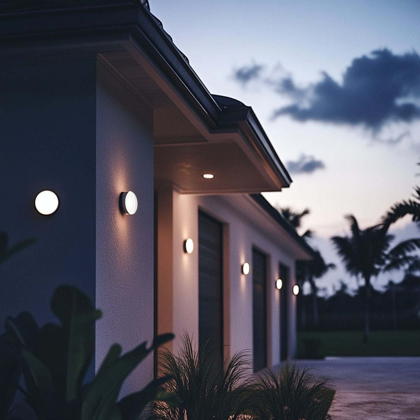 x6 Dot Re-chargeable Solar Outdoor Lights