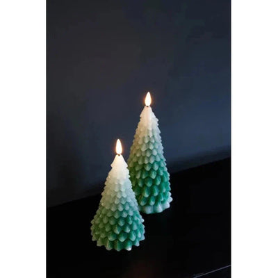 x2 Winter Tree Candles