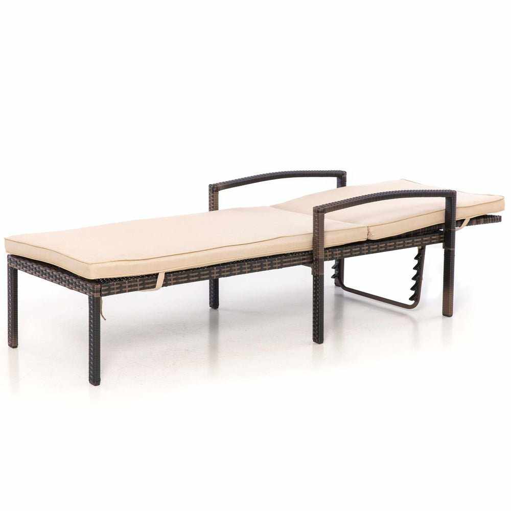 Altarnun Sunlounger Brown