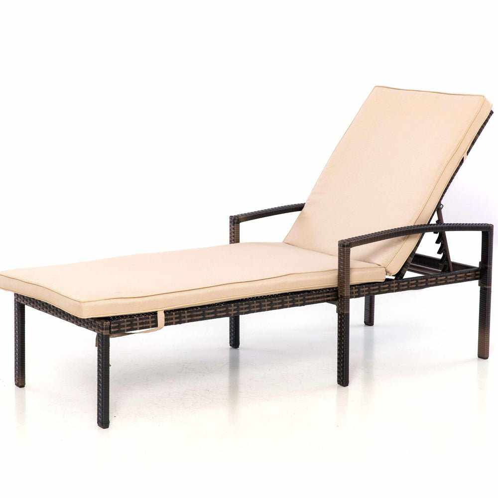 Altarnun Sunlounger Brown