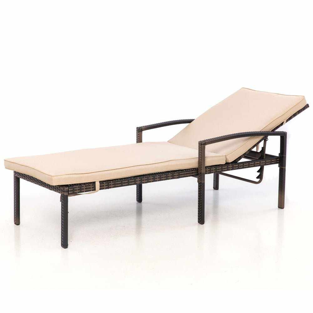 Altarnun Sunlounger Brown