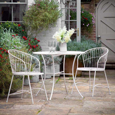 Angwin 2 Seater Bistro Set Vanilla