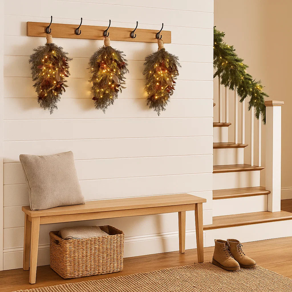 3x Pre Lit Fall Branches