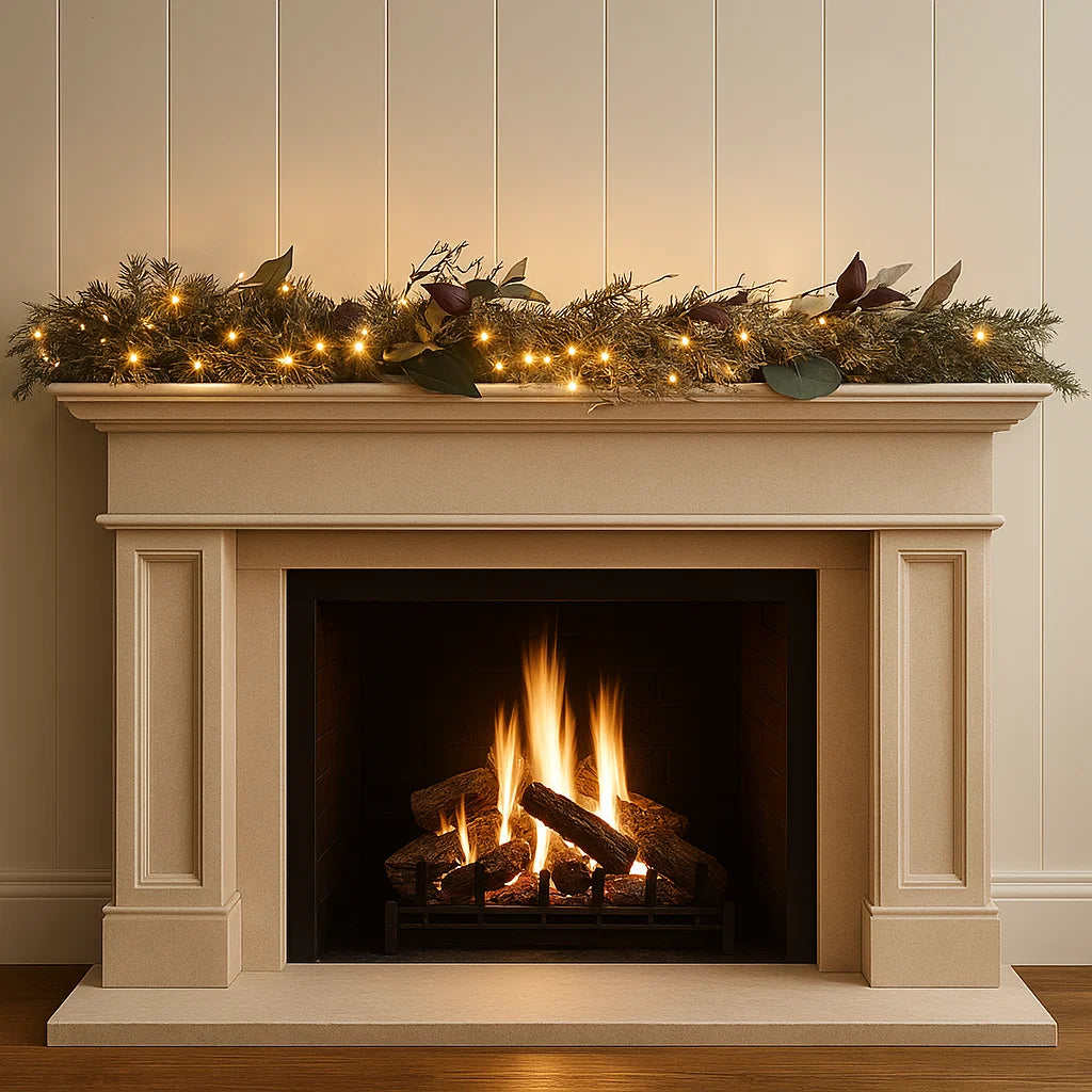 Pre Lit Winter Garland