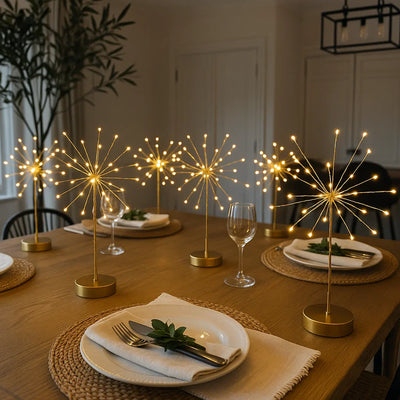 x12 Mini Table Starburst Gold